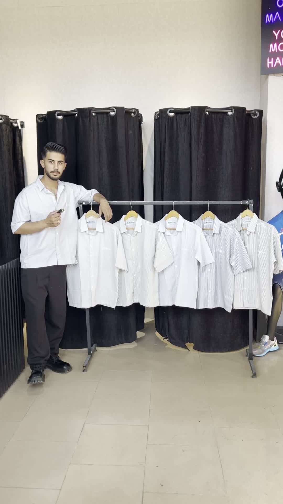 پیراهن راه راه باکسی|لباس|زنجان, |دیوار