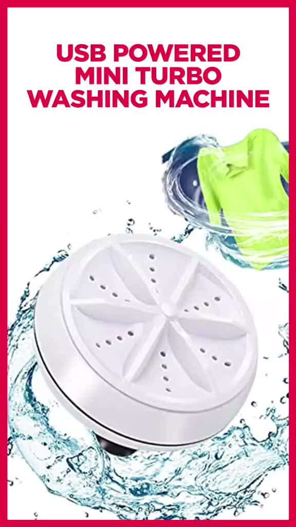 مینی لباسشویی سفری اولتراسونیک|ماشین لباسشویی و خشککن لباس|بندر انزلی, آخرخط|دیوار