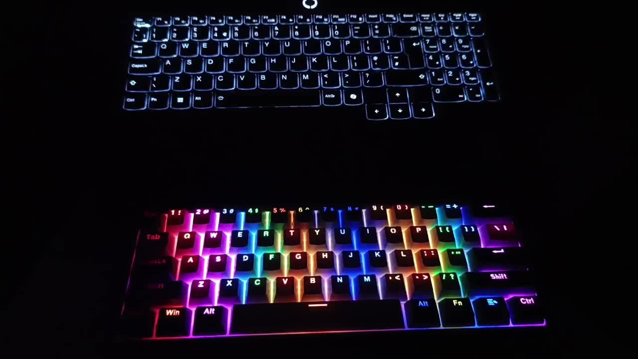 K617 FIZZ RGB WHITE- GRAY کیبورد مکانیکال رددراگون|قطعات و لوازم جانبی رایانه|تهران, افسریه جنوبی|دیوار