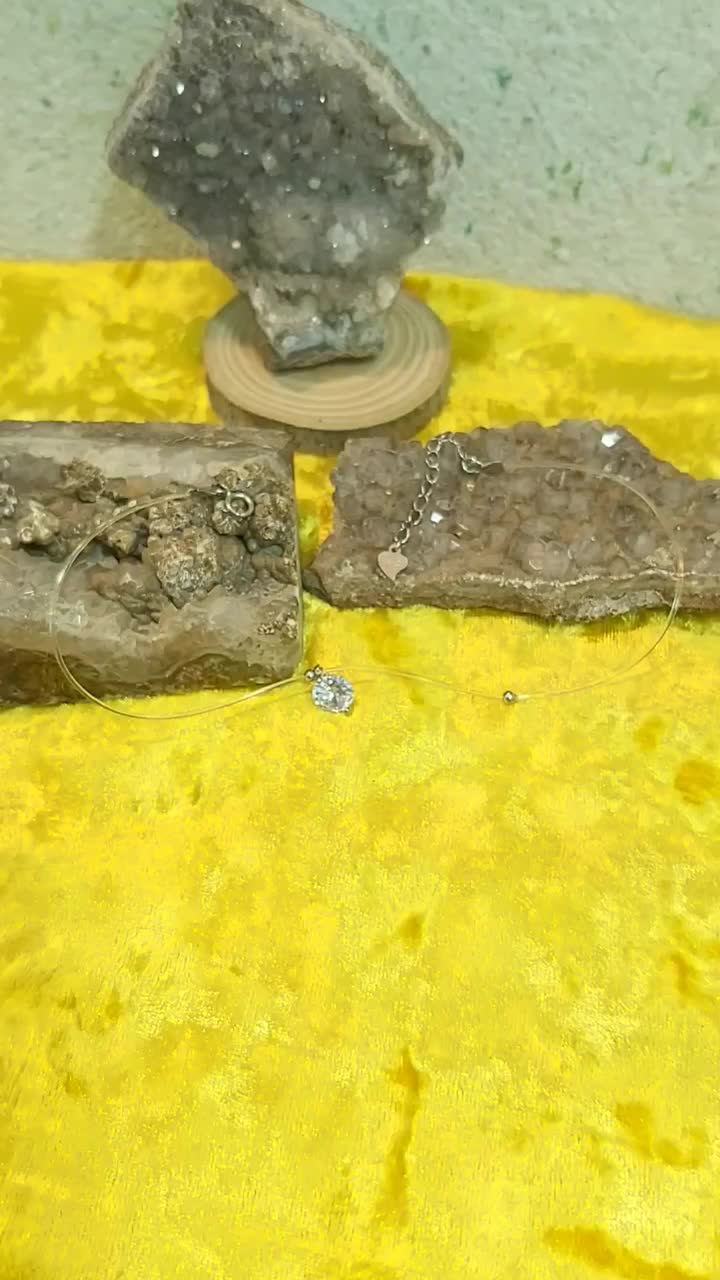 پابند نقر.ه با نخ نامرئی و نگین زیرکونیا|بدلیجات|کرمانشاه, |دیوار