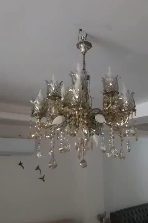 لوستر|لوستر و چراغ آویز|بهارستان, |دیوار