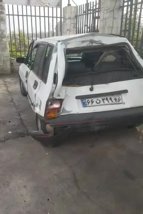 پراید هاچبک تصادفی عقب خورده|خودرو سواری و وانت|رشت, لاکان|دیوار