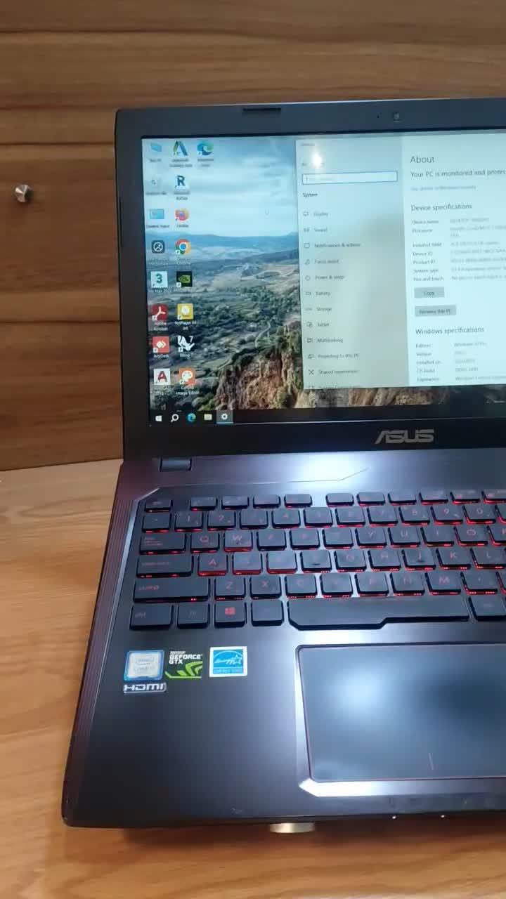 لپتاپ گیم Asus ROG FX553v|رایانه همراه|سمنان, |دیوار