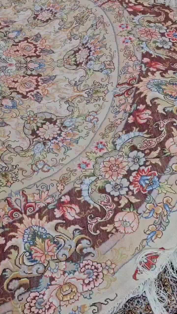 فرش دستبافت ۳ در ۳ استاد بافت|فرش|تبریز, |دیوار