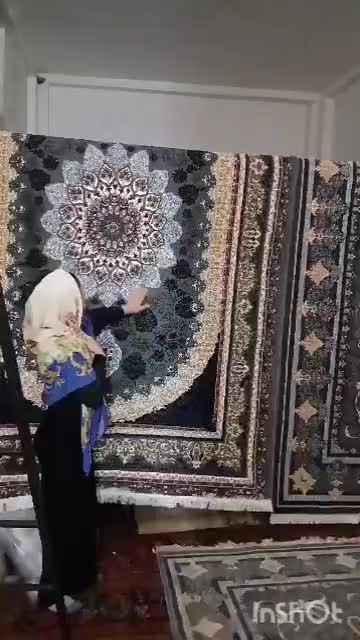 ۴جفت فرس کارکرده کمکار ۱۲متری|فرش|گنبد کاووس, |دیوار