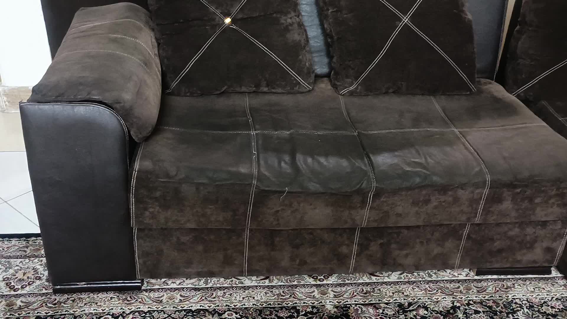 مبل شش نفره سه تکه ال|مبلمان خانگی و میز عسلی|شیراز, سیلو|دیوار