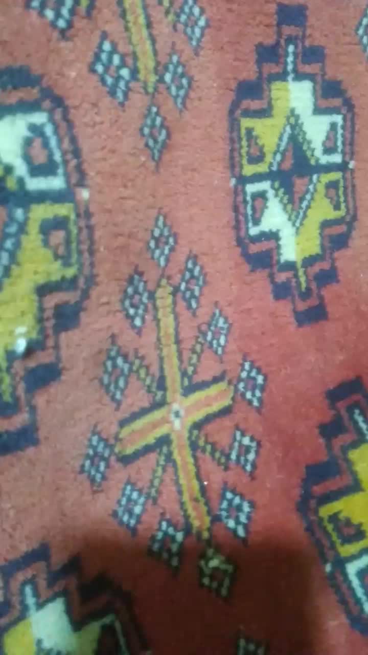 قالیچه دستباف قدیمی  ا|فرش|ورامین, ورامین|دیوار