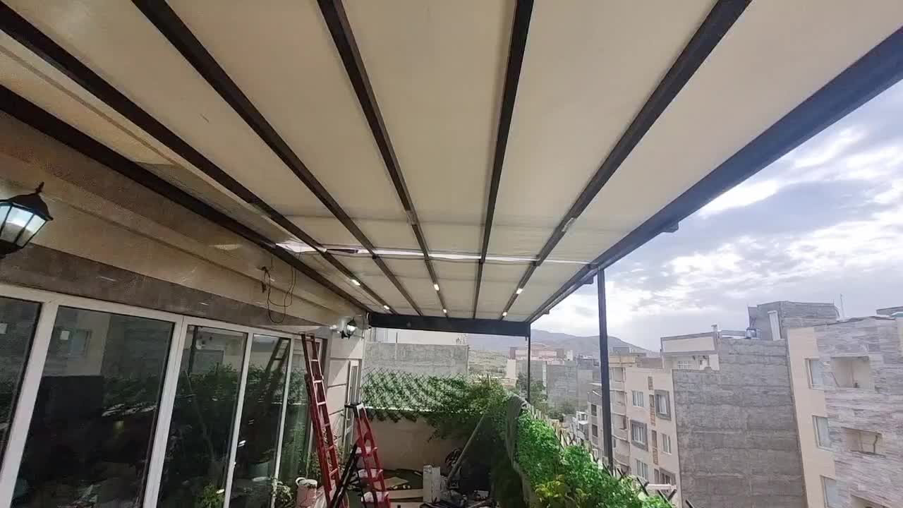 سایبان سایه بازویی سقف متحرک برقی آلاچیق روف گاردن|خدمات پیشه و مهارت|مشهد, سجاد شهر|دیوار