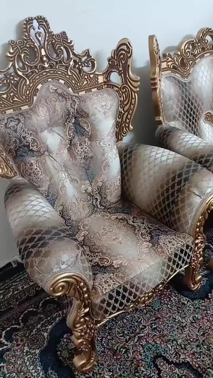 مبلمان سلطنتی ۷ نفره|مبلمان خانگی و میز عسلی|اصفهان, فرودگاه شهید بهشتی|دیوار