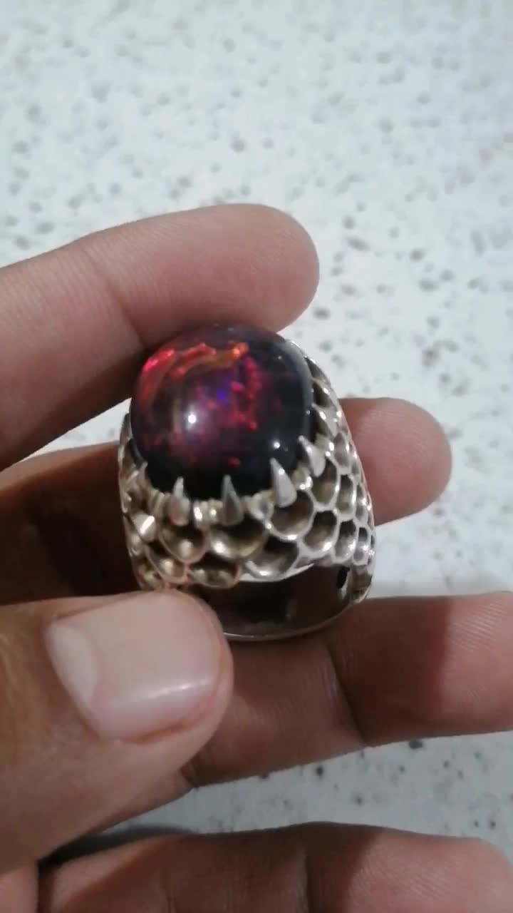 انگشتر اوپال فاخر|جواهرات|قم, شهر قائم|دیوار