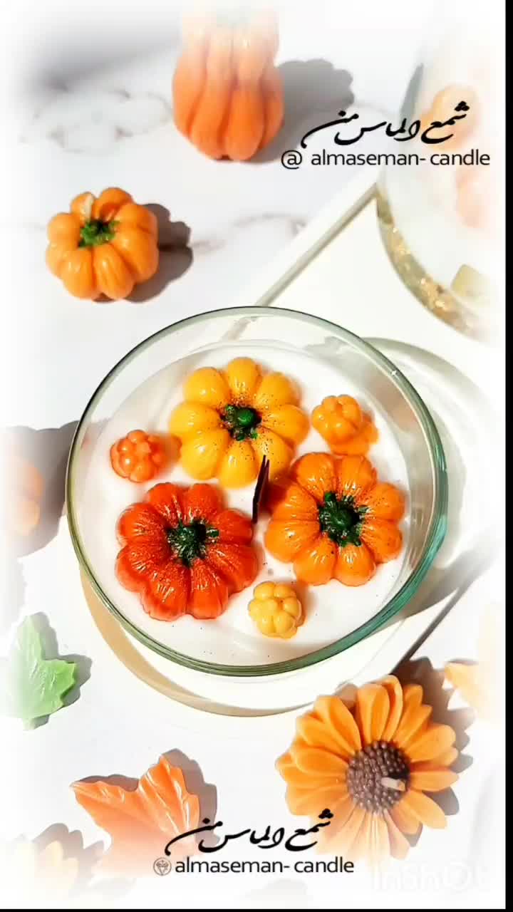 شمع های ترند و پاییزی در کارگاه شمع سازی الماس من|صنایع دستی و سایر لوازم تزئینی|حمیدیا, |دیوار