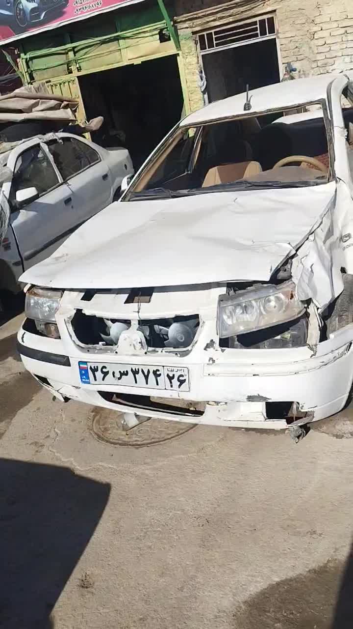 سمند تصادفی۹۰|خودرو سواری و وانت|بجنورد, |دیوار