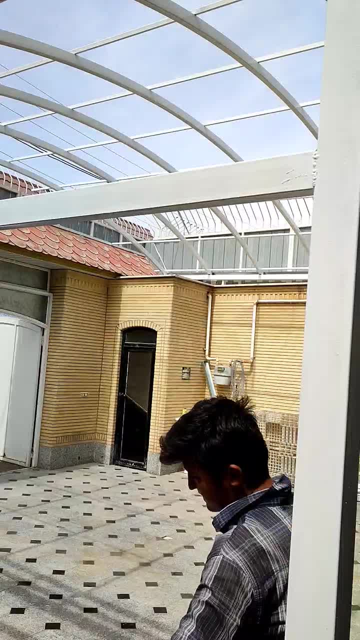 نصب و فروش پلی کربنات ورق شیروانی آهن فوم فایبرگلا|عمده‌فروشی|قم, نیروگاه|دیوار