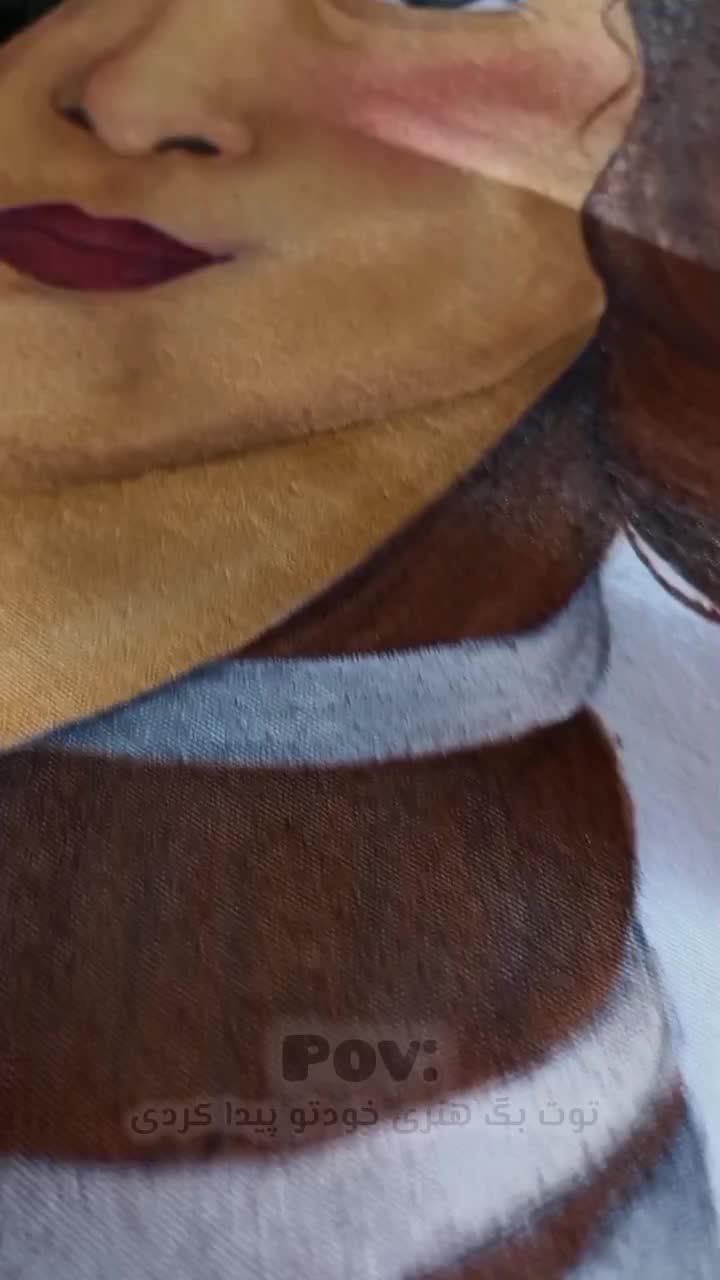 توت بگ ، تت بگ هنری / نقاشی روی پارچه/هنر دست|کیف، کفش، کمربند|کرج, مصباح|دیوار