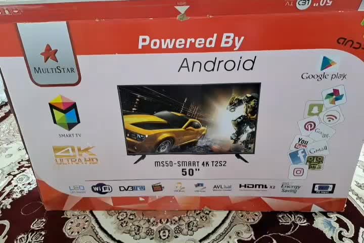 تلویزیون ۵۰ این مولتی استار 4k uhd|تلویزیون و پروژکتور|بندر کنگان, |دیوار