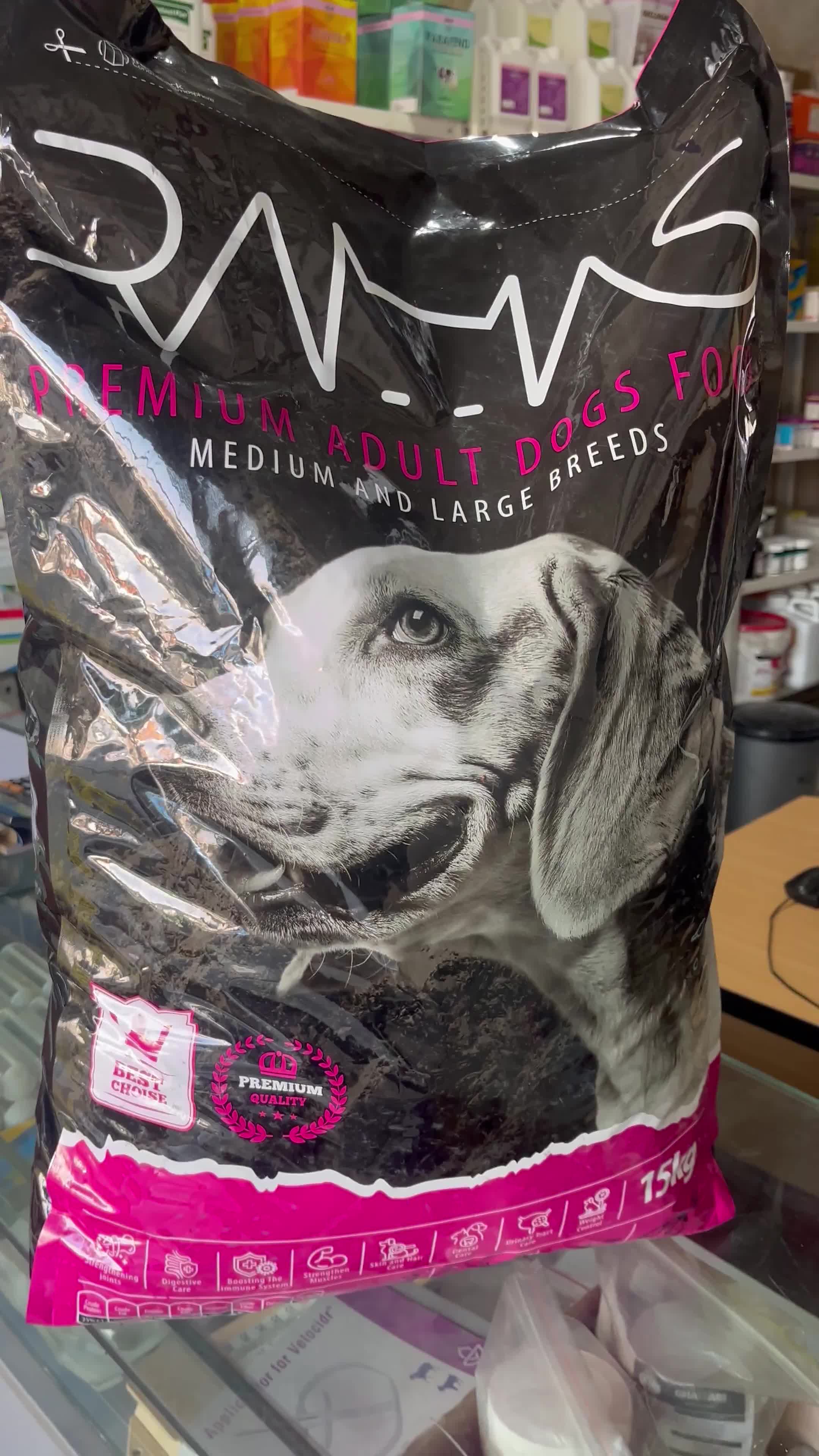 فروش غذای سگ ۱۵ کیلویی راماس|لوازم جانبی حیوانات|جوادآباد, |دیوار