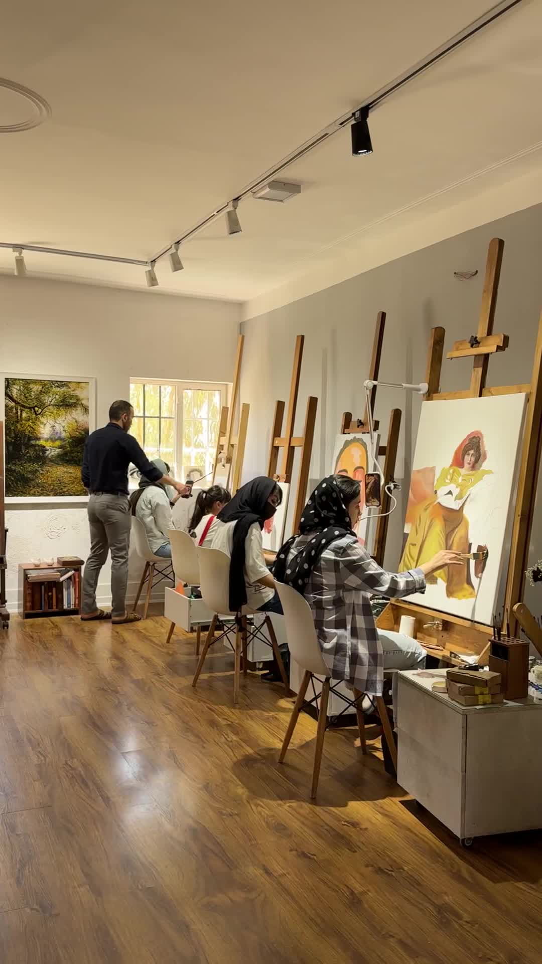 آموزش طراحی نقاشی رنگ روغن|خدمات آموزشی|قم, پردیسان|دیوار