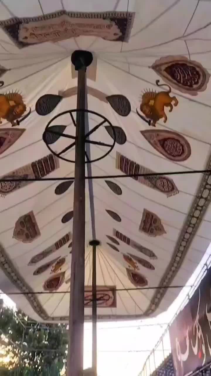 دوخت چادر خیمه حسینیه سفارشی|صنایع دستی و سایر لوازم تزئینی|مشهد, ایثار|دیوار