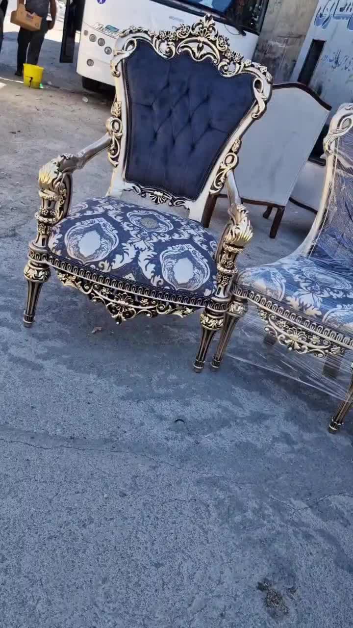 مبل سلطنتی خاطره ۷نفره با ۳جلومبلی کامل|مبلمان خانگی و میز عسلی|ارومیه, |دیوار