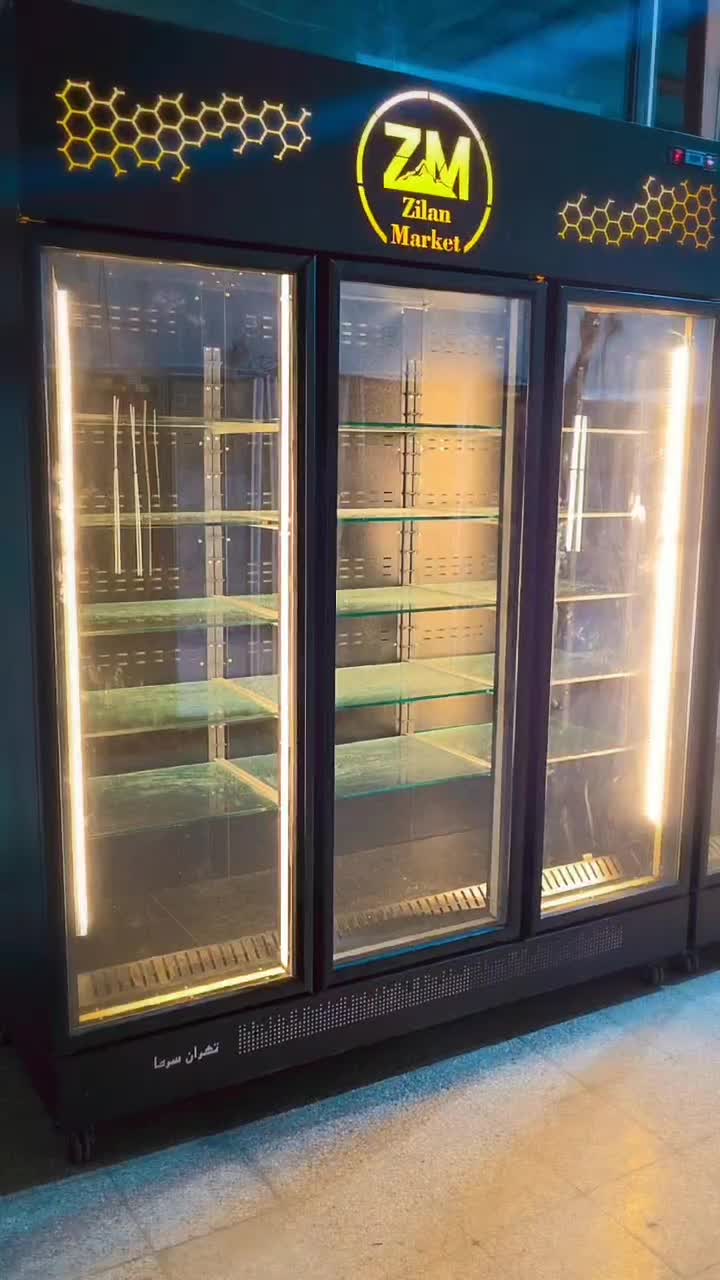 یخچال فریزر ایستاده ویترینی سفارشی دومان ۳در۴در|فروشگاه و مغازه|مشهد, فدک|دیوار