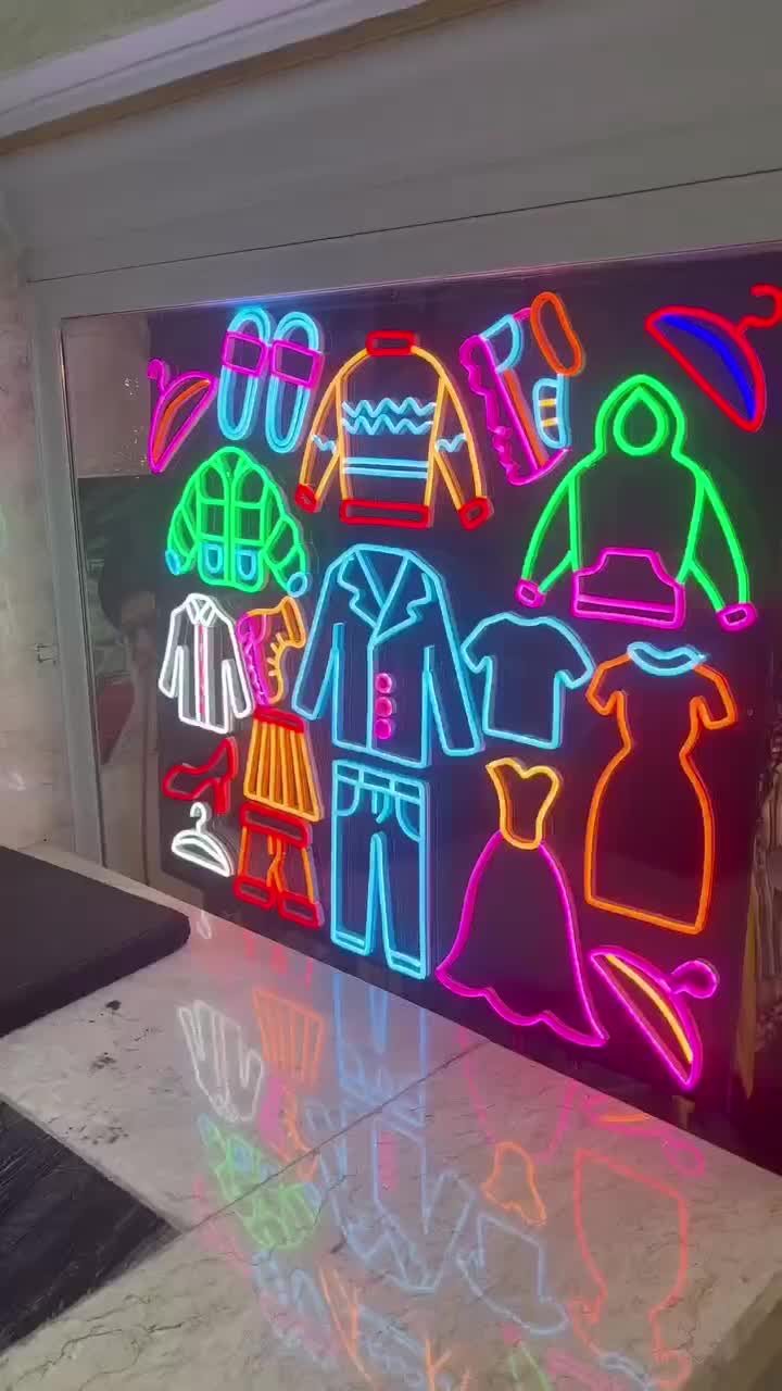 تابلو ال ای دی . چنلیوم . نئون پلاستیک . LED. نئون|فروشگاه و مغازه|مشهد, شاهد (شهرک غرب)|دیوار