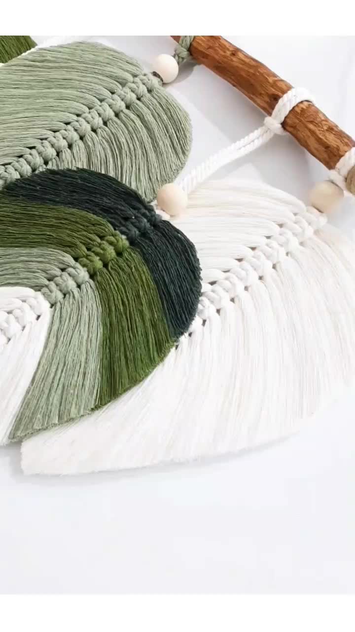 دیوار کوب مکرومه طرح زمزم جنگل|صنایع دستی و سایر لوازم تزئینی|قم, شهرک امام حسن|دیوار