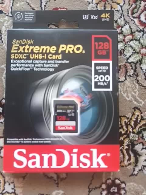 کارت SDXC سندیسک Extreme Pro V30 U3 200MB/s 128GB|دوربین عکاسی و فیلمبرداری|اصفهان, شهید رجایی|دیوار