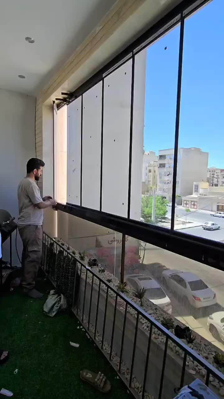 پنجره تراس (جام بالکنی)|مصالح و تجهیزات ساختمان|قم, شهرک قدس|دیوار