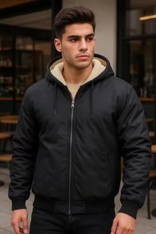 کاپشن داخل خز مردانه مدلWinter/مناسب سرما و روزمره|لباس|ساوه, |دیوار