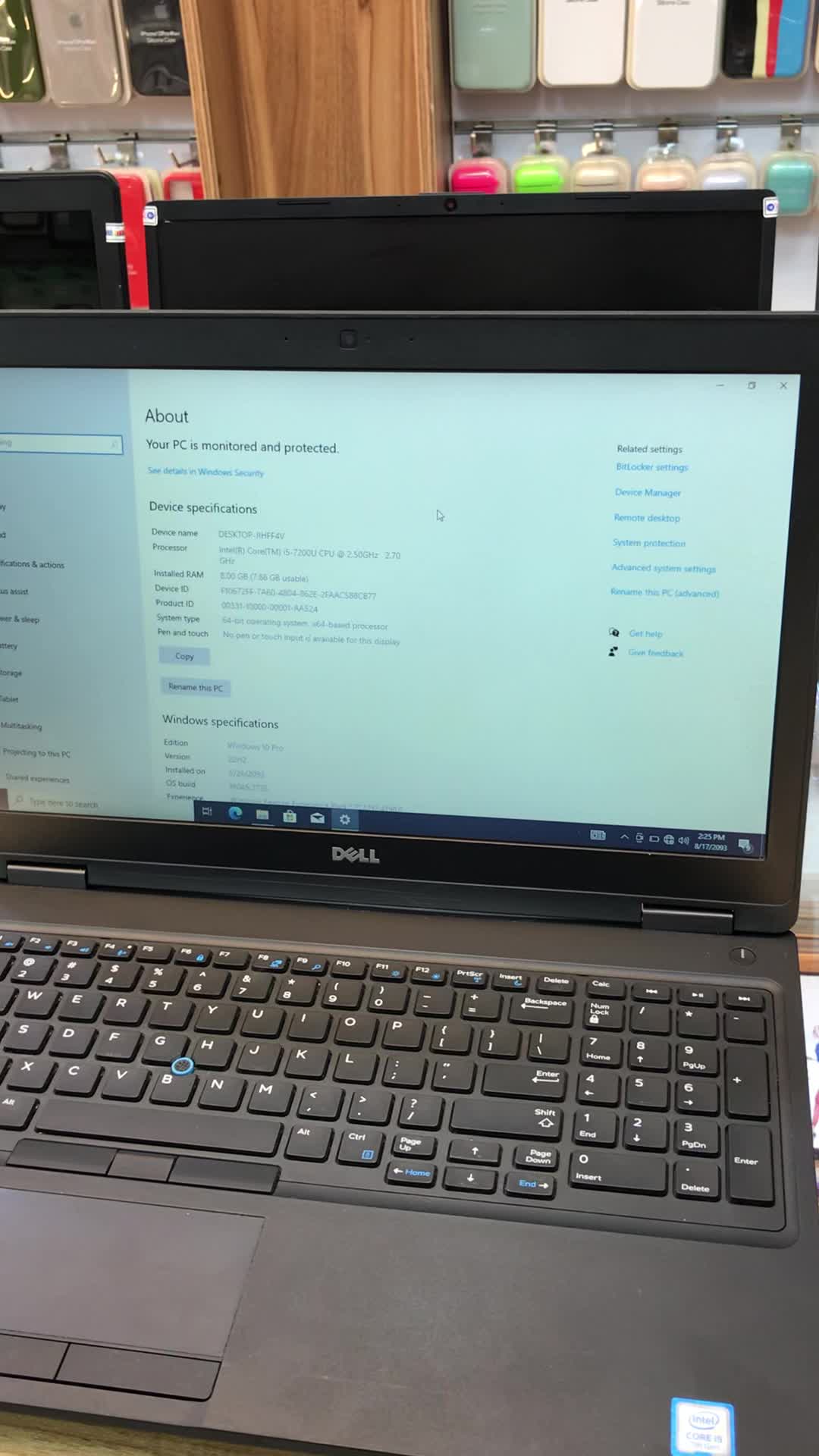 Dell Latitude 5580 i5 7th / RAM 8 / 256 SSD|رایانه همراه|رشت, لاکانی|دیوار