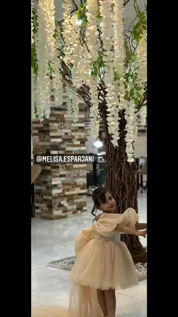 لباس دخترانه مجلسی مناسب سن ۳ و ۴ سال|لباس|کوهنجان, |دیوار