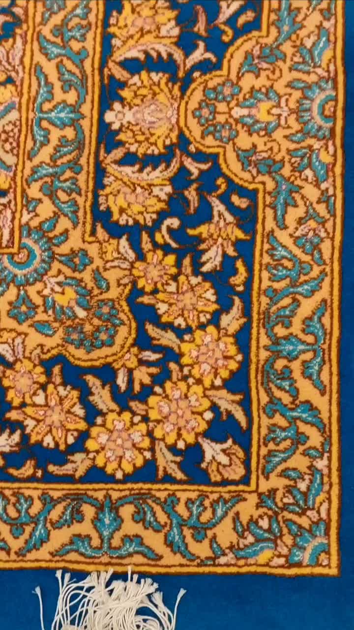 فرش دستبافت قم کرک و گل ابریشم|فرش|تهران, محمودیه|دیوار
