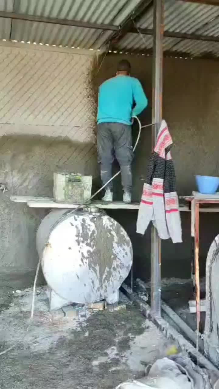 کرایه ملات پاش پلاستر زبره سیمان کاری شات سیمانپاش|خدمات پیشه و مهارت|شیراز, دارالرحمه|دیوار