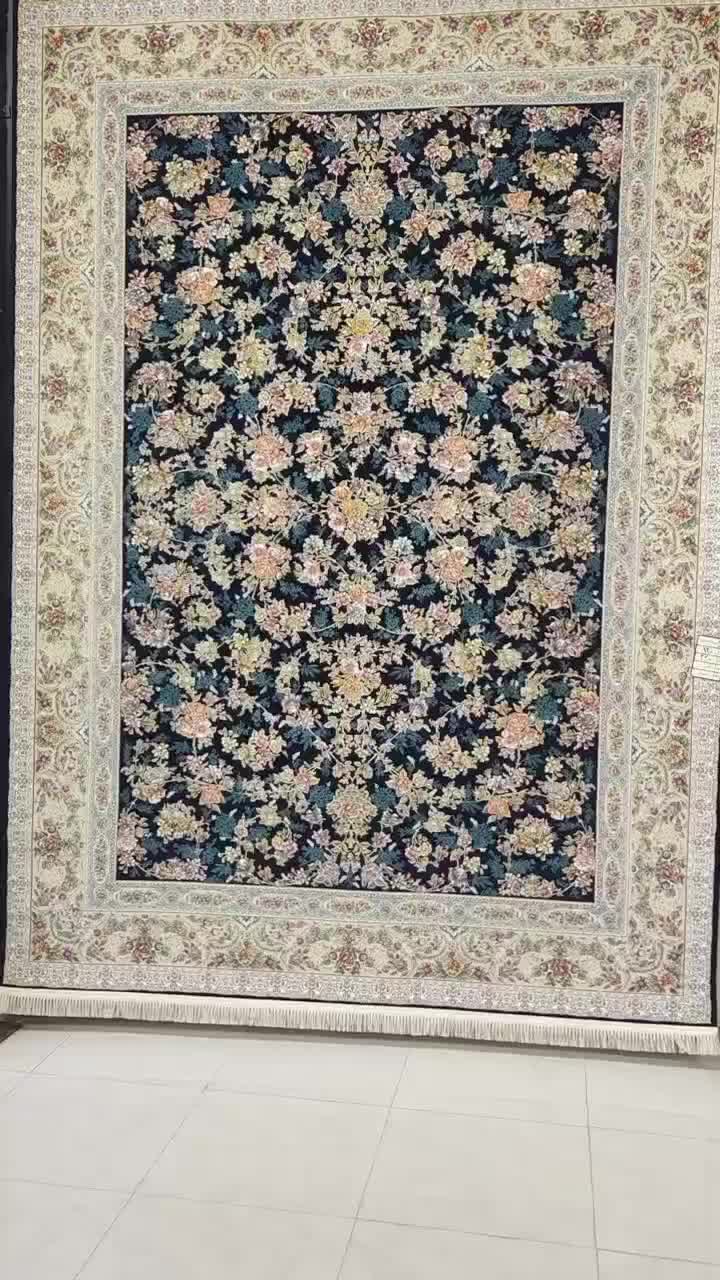 فرش۹متری/نخ اصل/برندمعتبر/کارخانه کاشان/۱۲۰۰شانه|فرش|شازند, |دیوار