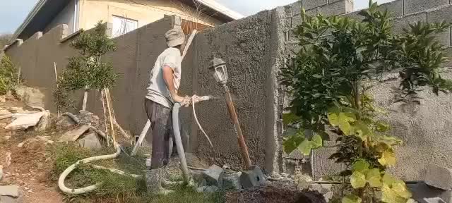 سیمانکاری با دستگاه شاتکریت|خدمات پیشه و مهارت|مرزیکلا, |دیوار