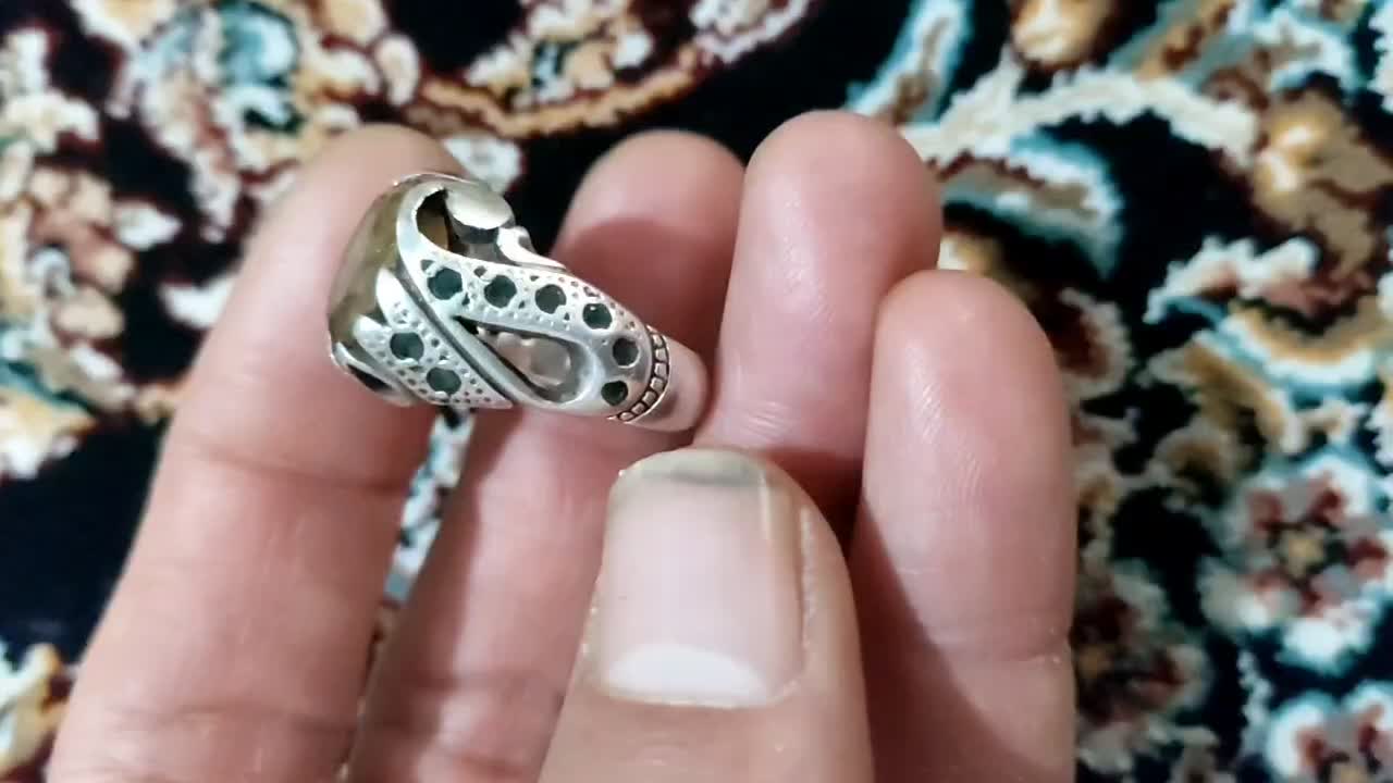 انگشتر سیترین معدنی اصل|جواهرات|قم, شاه ابراهیم|دیوار