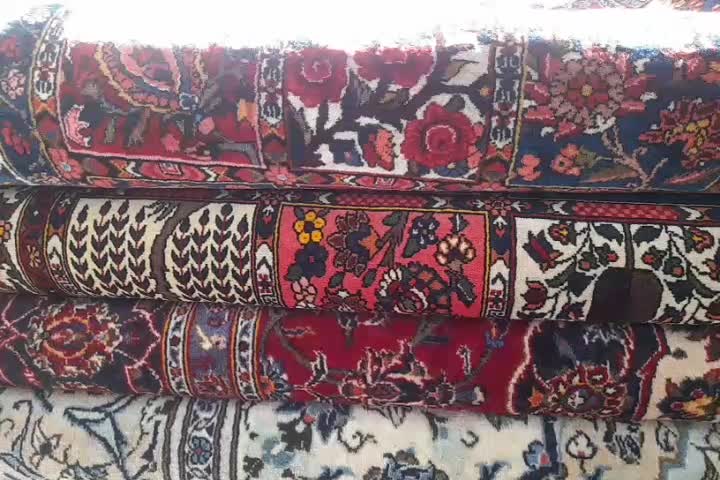 دوتخته ۶متری ریزبافت بارده|فرش|اصفهان, نقش جهان|دیوار