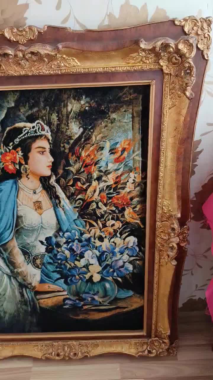 تابلو فرش دست بافت زیبا درجه یک|تابلو فرش|تهران, اختیاریه|دیوار