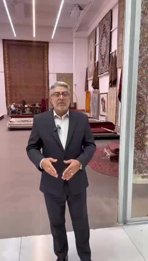 فرش دستباف (بساک)جفت ۶ متری کاشان حاشیه پیازی|فرش|کرج, نوروزآباد|دیوار