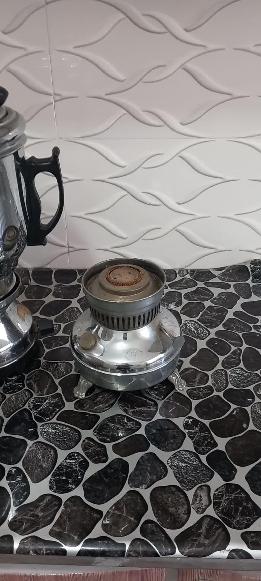 سماور گازی با پایه نفتی|سماور، چای‌ساز، قهوه‌ساز|دالخانی, |دیوار