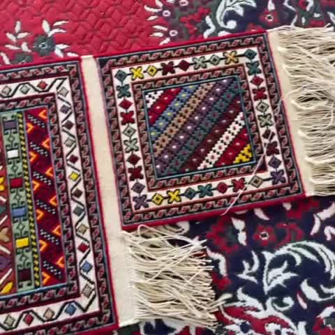 گلیم دست بافت بسیار ظریف وزیبا در ابعاد ۳۰در۹۰|گلیم، جاجیم، گبه|گلستان (کرمان), |دیوار