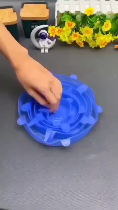 درپوش سیلیکونی ۶ عددی، جعبه دار (ارسال رایگان)|ظروف نگهدارنده، پلاستیکی، یک‌بارمصرف|قم, دروازه ری|دیوار