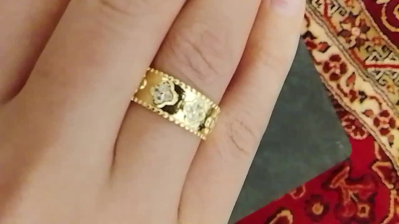 انگشتر ونکلیف رنگ ثابت|جواهرات|تهران, اراضی عباس آباد|دیوار