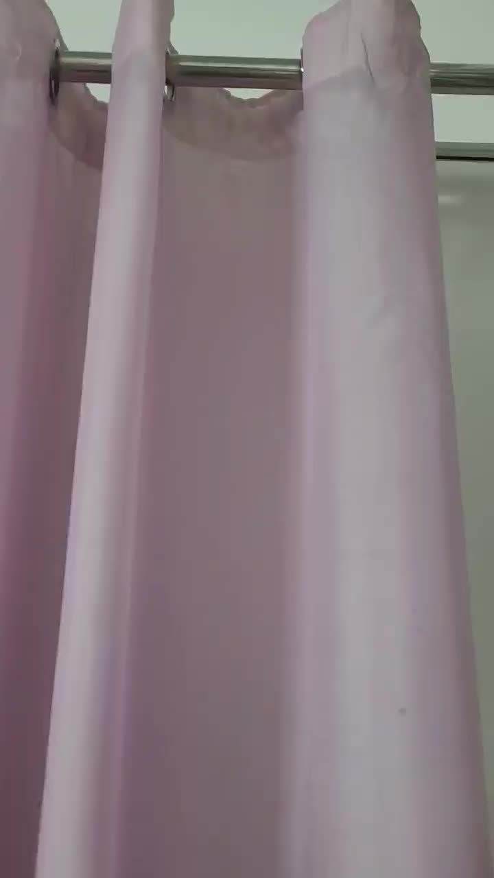 پرده حریر رنگ یاسی دوعدد|پرده، رانر، رومیزی|چالوس, |دیوار