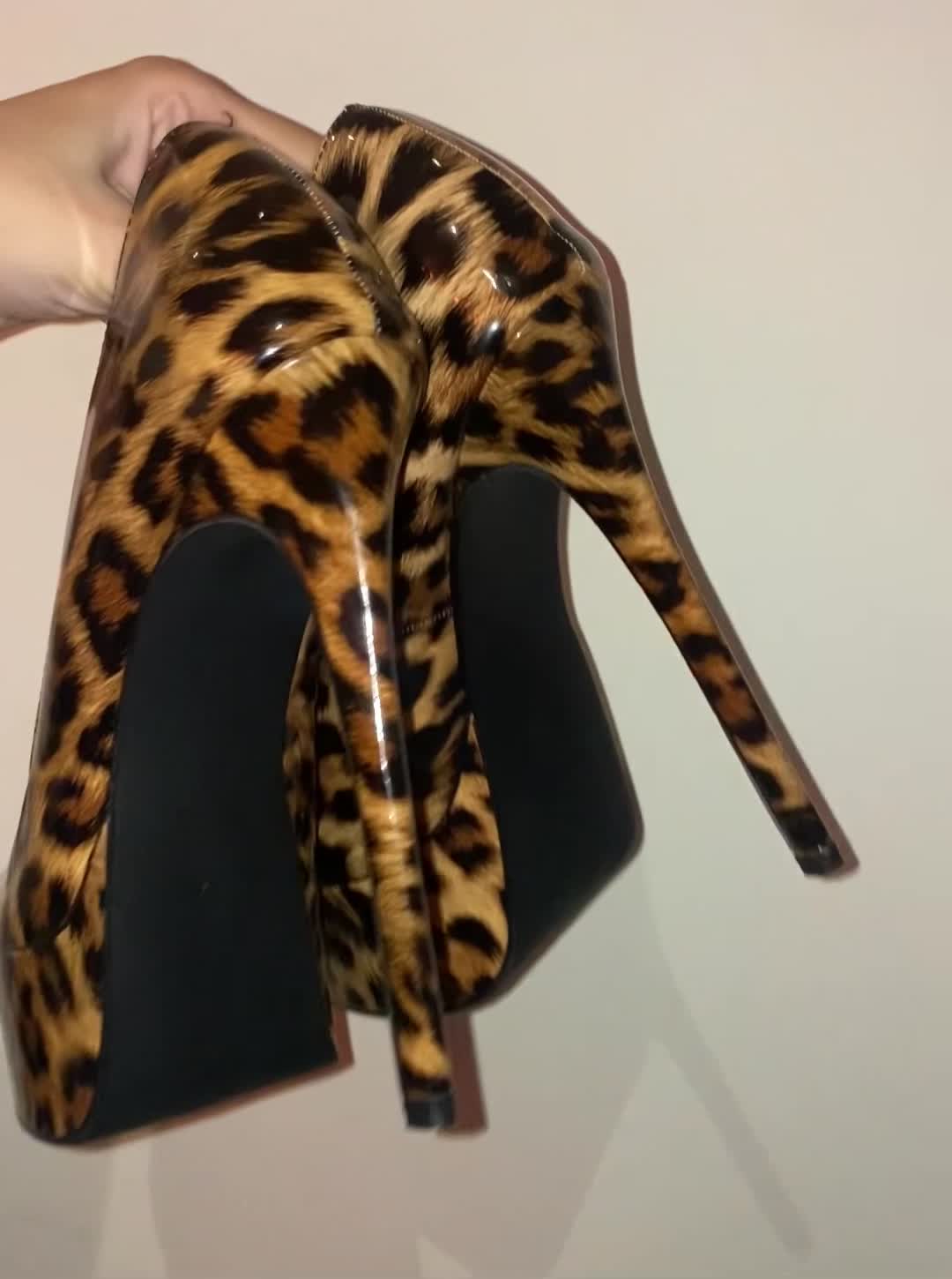 کفش پلنگی پاشنه بلند|کیف، کفش، کمربند|کرج, فاز ۲ مهرشهر|دیوار