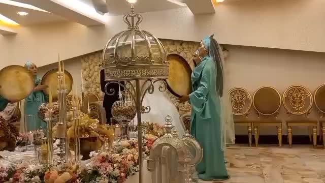 دف و دفنوازی، بال فرشته و بادبزن نورانی|خدمات پذیرایی، مراسم|کرج, مصباح|دیوار