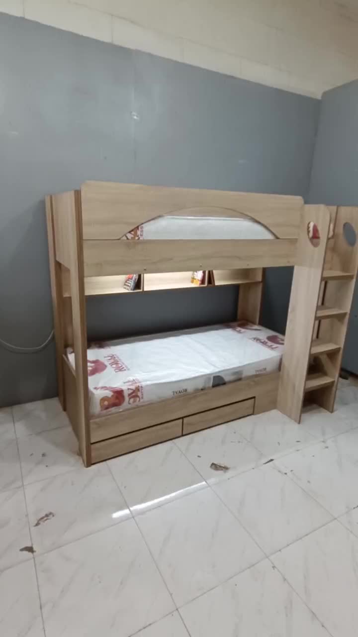 تخت دوطبقه زیبا مدل D-044|تخت و سرویس خواب|رشت, جانبازان|دیوار