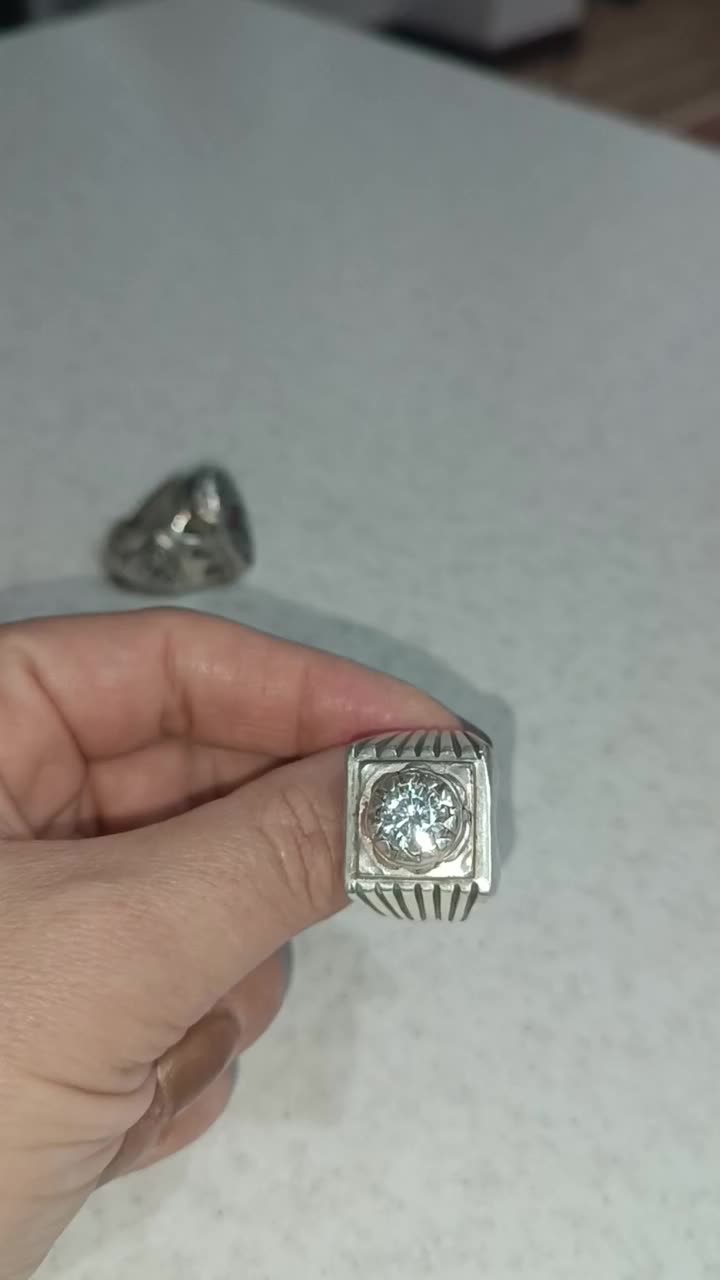 انگشتر نقره مردانه|جواهرات|تهران, خلیج فارس|دیوار