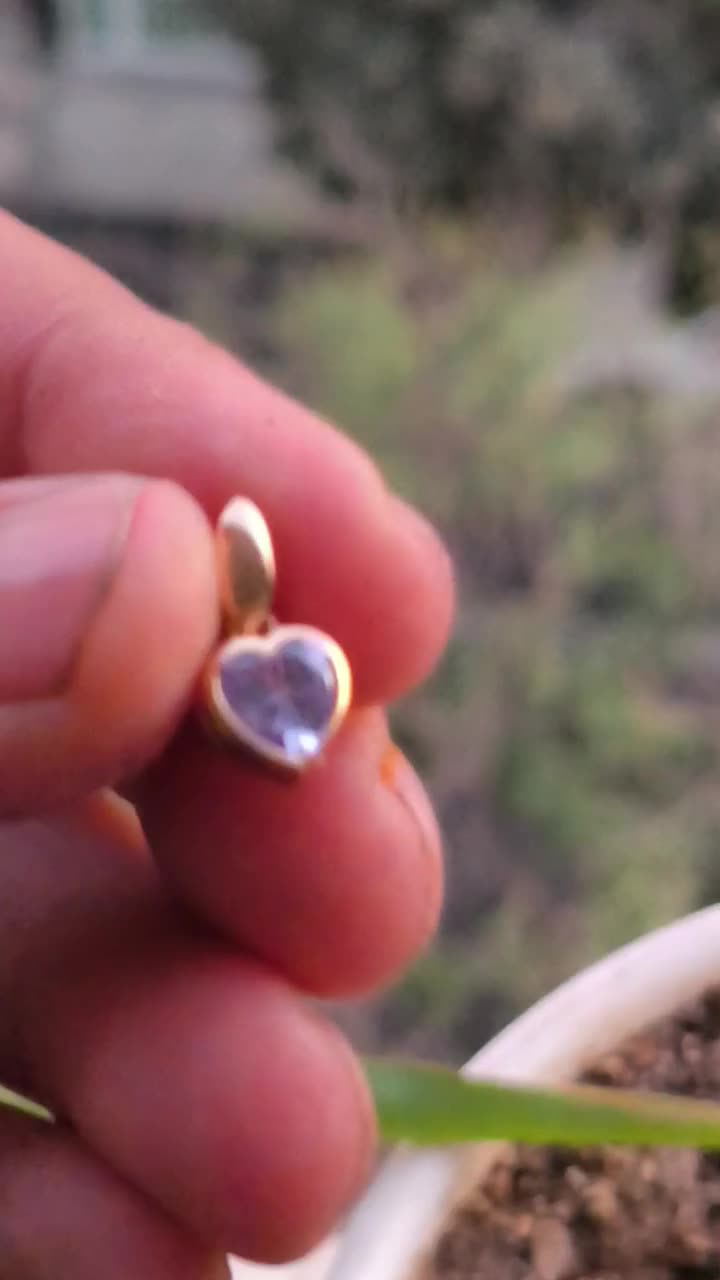 پلاک گردنبندی طلا قلب|جواهرات|تهران, نیروی هوایی (پیروزی)|دیوار