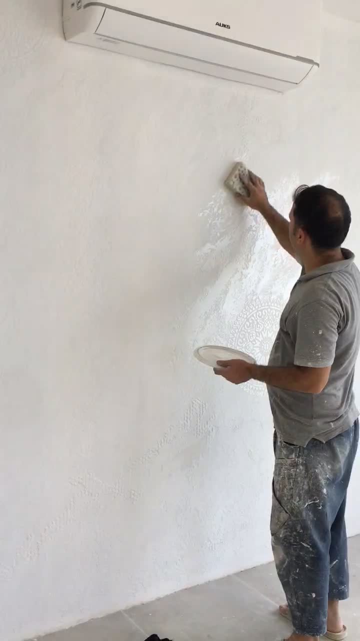 نقاشی ساختمان .میکروسمنت|خدمات پیشه و مهارت|کیش, |دیوار